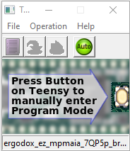 Teensy Flashing Tool screenshot