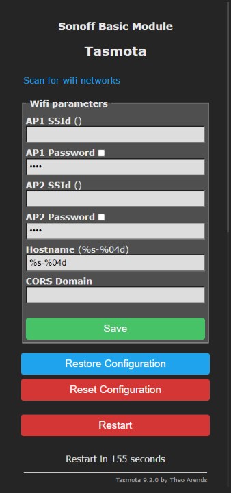 Sonoff DIY WIFI